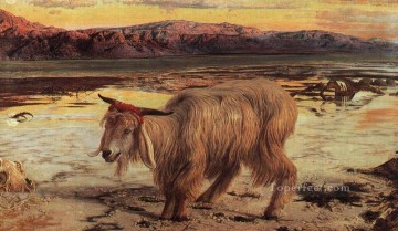 El chivo expiatorio británico William Holman Hunt Pinturas al óleo